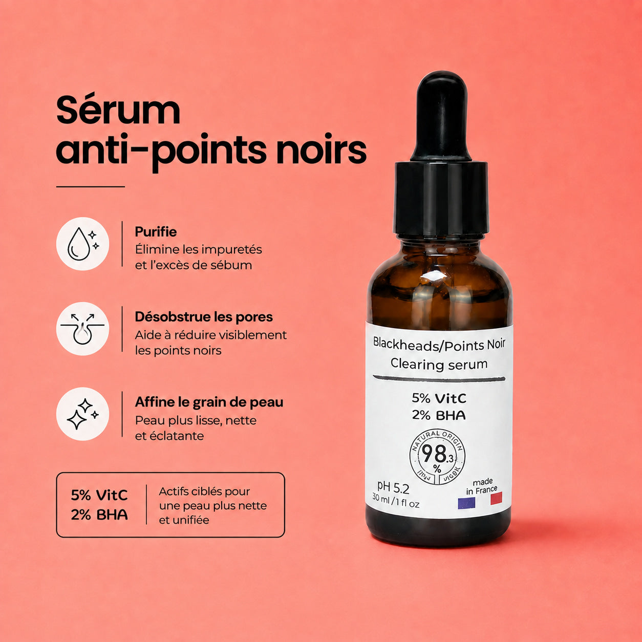 Sérum anti-point noirs OLAE summer glow paradise